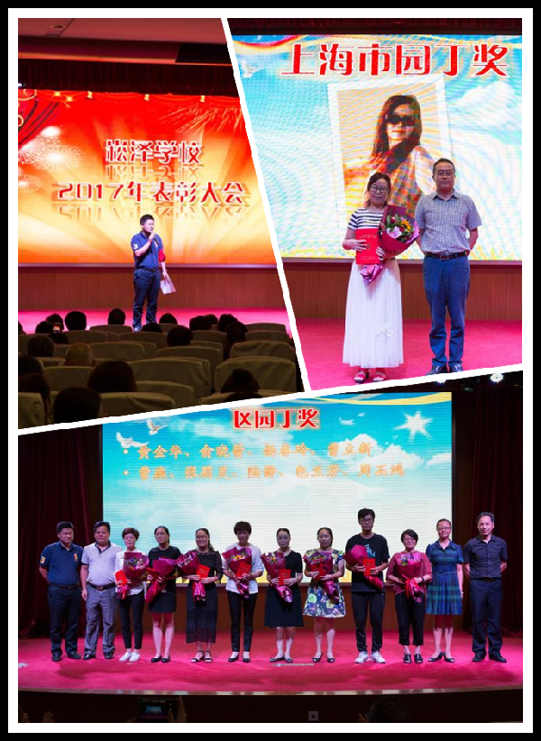 崧泽学校隆重举行2017年度教师表彰大会