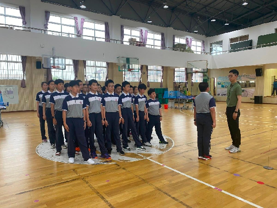 世外尚美中学举行青浦区初中体育毕业升学考试新增项目——乒乓球项目